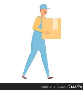 Take relocation box icon cartoon vector. Home move. Service apartment. Take relocation box icon cartoon vector. Home move