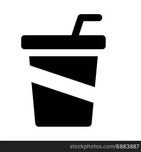 takeaway cup, icon on isolated background,