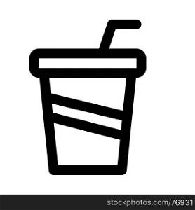 takeaway cup, icon on isolated background