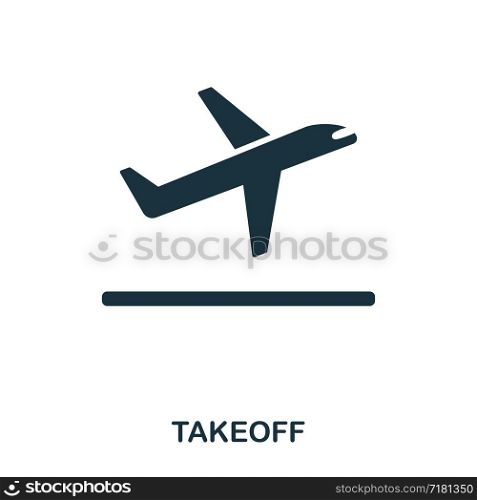 Takeoff icon. Line style icon design. UI. Illustration of takeoff icon. Pictogram isolated on white. Ready to use in web design, apps, software, print. Takeoff icon. Line style icon design. UI. Illustration of takeoff icon. Pictogram isolated on white. Ready to use in web design, apps, software, print.