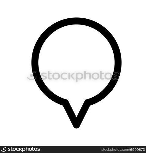 talk bubble, icon on isolated background