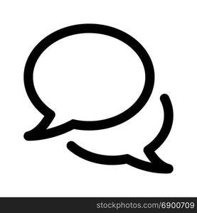 talk chat bubbles, icon on isolated background