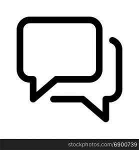 talk message, icon on isolated background