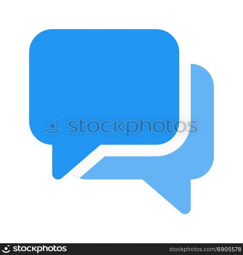 talk message, icon on isolated background