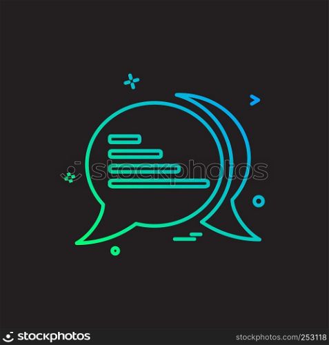 talk sms text icon vector design
