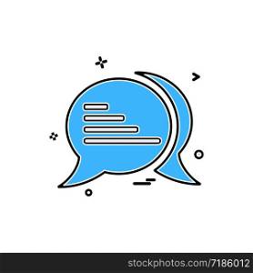 talk sms text icon vector design