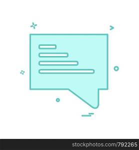 talking chat sms icon vector design