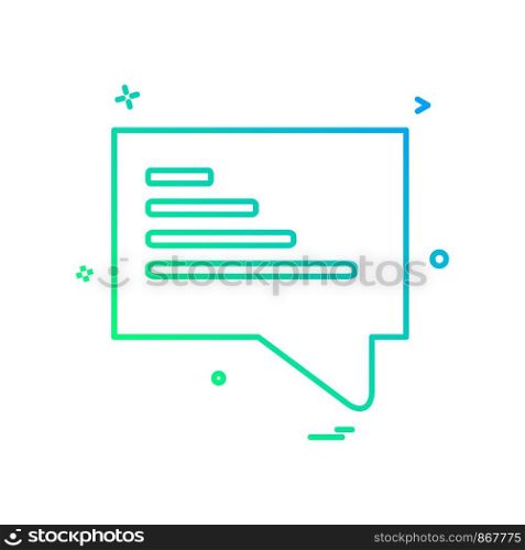 talking chat sms icon vector design