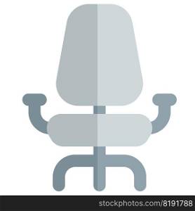 Tall armchair to enhance posture when seated