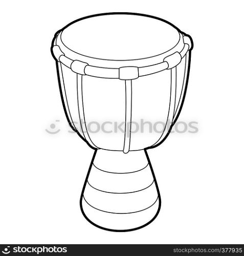 Tam tam icon. Outline illustration of tam tam vector icon for web. Tam tam, icon, outline style