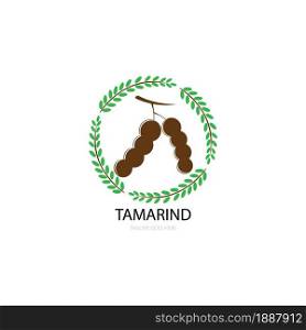 Tamarind icon logo vector design
