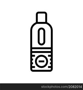 tan spray for body bottle line icon vector. tan spray for body bottle sign. isolated contour symbol black illustration. tan spray for body bottle line icon vector illustration