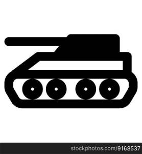 Tank, an armored fighting vehicle.
