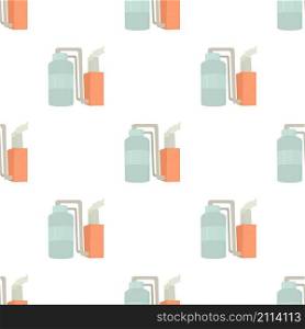 Tank and pipe pattern seamless background texture repeat wallpaper geometric vector. Tank and pipe pattern seamless vector