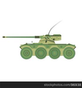 Tank vector military war icon isolated flat armor battle big design element illustration machine isolated
