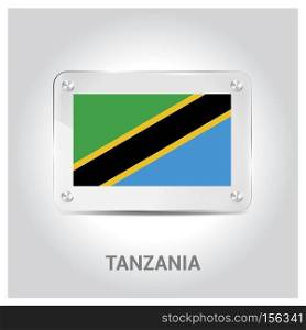 Tanzania flag design vector
