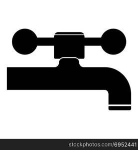 Tap icon icon black color vector illustration isolated