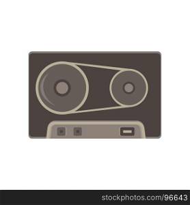 Tape vector cassette vintage illustration icon retro audio art icon isolated grunge classic element