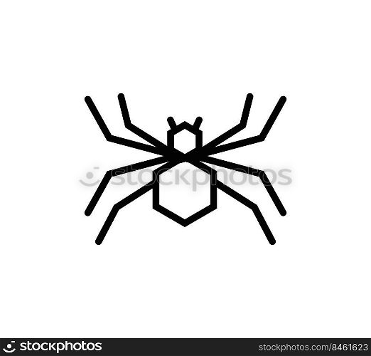 Tarantula icon vector logo design template