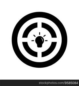target accuracy icon logo vector design template