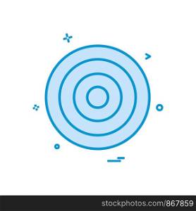 target Aim archery focus success icon vector design