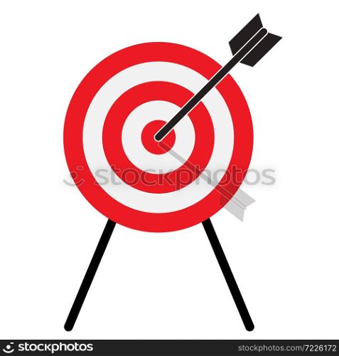 target arrow strategy research icon. target with arrow sign. logos for achieve goals symbol.