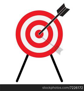 target arrow strategy research icon. target with arrow sign. logos for achieve goals symbol.