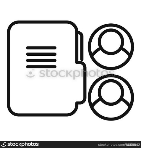 Target audience icon outline vector. Seo business. Customer ad. Target audience icon outline vector. Seo business