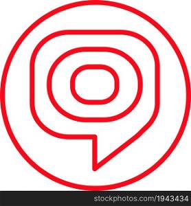 target bubble icon pin sign design