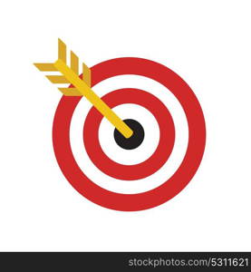 Target Flat Concept Icon Vector Illustration. Target Icon Image. Target Icon Sign.. Target Flat Concept Icon Vector Illustration. Target Icon Image.