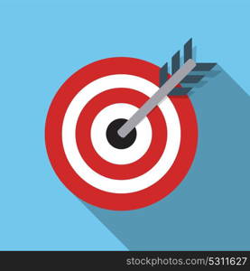 Target Flat Concept Icon Vector Illustration. Target Icon Image. Target Icon Sign.. Target Flat Concept Icon Vector Illustration. Target Icon Image.