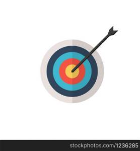 Target for marketing design. Marketing business concept. Flat symbol. Target for marketing design. Marketing business concept