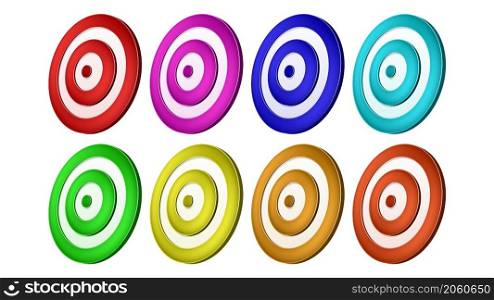 Target goal dart achievment board. Objective strategy marketing. Aim point. Bullseye background. Financial progress 3d realistic vector. Target goal dart achievment vector