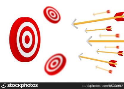 Target goal with arrow icon. Business concept. Shot miss. Vector illustration. Target goal with arrow icon. Business concept. Shot miss. Vector illustration.