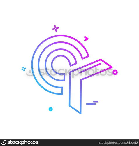 Target icon design vector