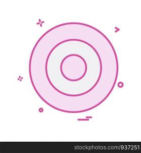 Target icon design vector