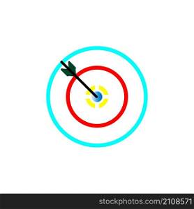 target icon design vector templates white on background