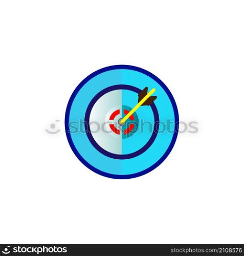 target icon design vector templates white on background