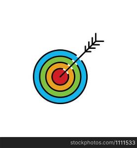 target icon, illustration design template