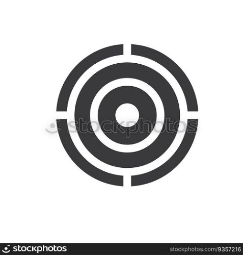 target icon vector concept design template web