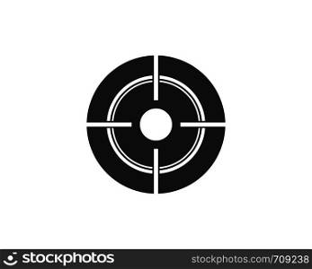 target logo icon vector template design