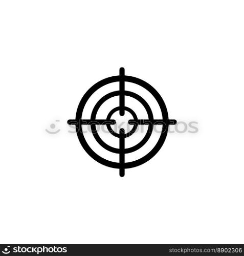 Target Mark, Sniper Rifle Scopes, Aim. Flat Vector Icon illustration. Simple black symbol on white background. Target Mark, Sniper Rifle Scopes, Aim sign design template for web and mobile UI element. Target Mark, Sniper Rifle Scopes, Aim. Flat Vector Icon illustration. Simple black symbol on white background. Target Mark, Sniper Rifle Scopes, Aim sign design template for web and mobile UI element.
