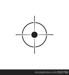 Target Vector icon illustration design template