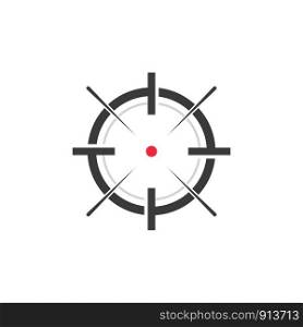 Target Vector icon illustration design template