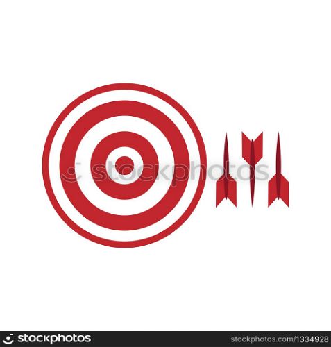 Target with darts icon. Vector illustration EPS 10
