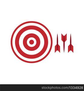 Target with darts icon. Vector illustration EPS 10
