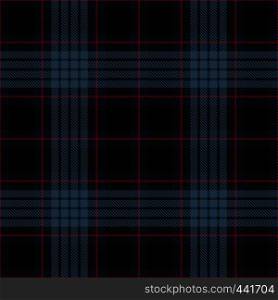 Tartan Plaid Scottish Seamless Pattern Background. Black, Red and Blue Color Wrap. Flannel Shirt Patterns. Trendy Tiles Vector Illustration for Wallpapers.