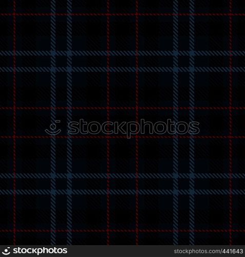 Tartan Plaid Scottish Seamless Pattern Background. Red, Dark Blue, Black and Blue Color Wrap. Flannel Shirt Patterns. Trendy Tiles Vector Illustration for Wallpapers.