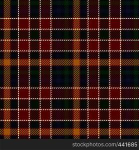 Tartan Plaid Scottish Seamless Pattern Background. Red, Green, Purple, Gold and White Color Wrap. Flannel Shirt Patterns. Trendy Tiles Vector Illustration for Wallpapers.