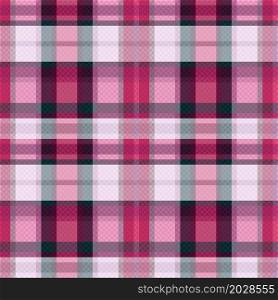 Tartan Scottish seamless pattern mainly in pink and magenta hues, texture for flannel shirt, plaid, tablecloths, clothes, blankets and other textile
